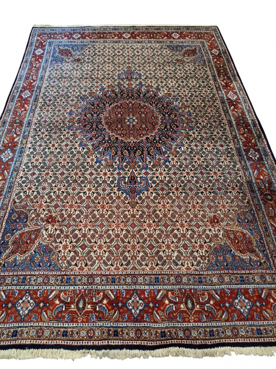 Tapis Vintage Noué Main Moud, Iran-photo-2