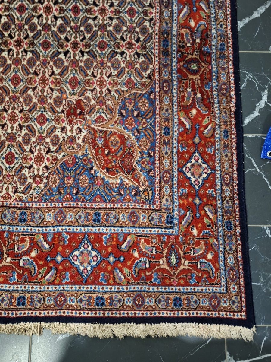 Tapis Vintage Noué Main Moud, Iran-photo-4