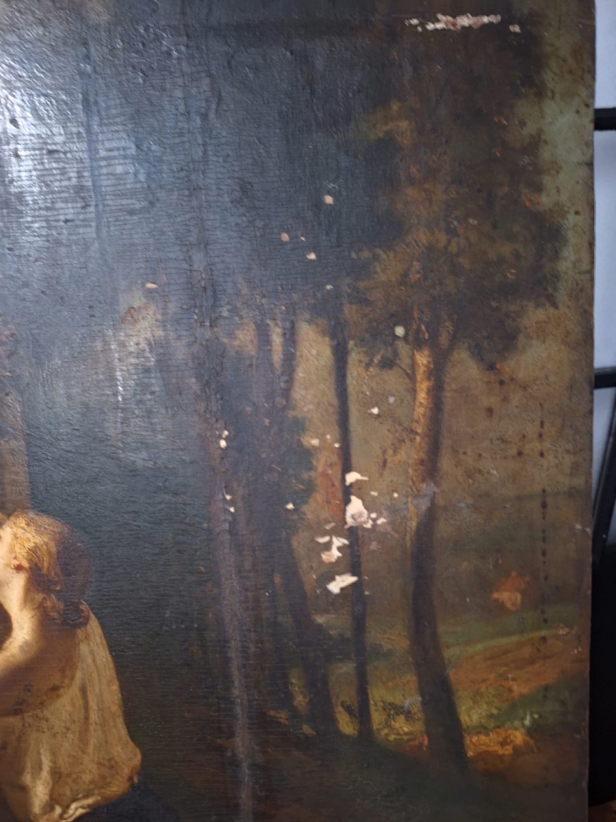 Antique  Painting, 19th Century-photo-2