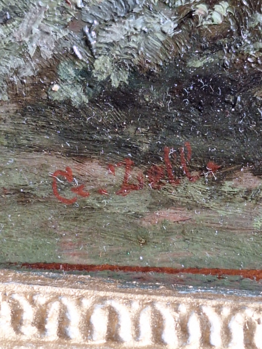 Peinture Ancienne, Début Du XXe Siècle-photo-1