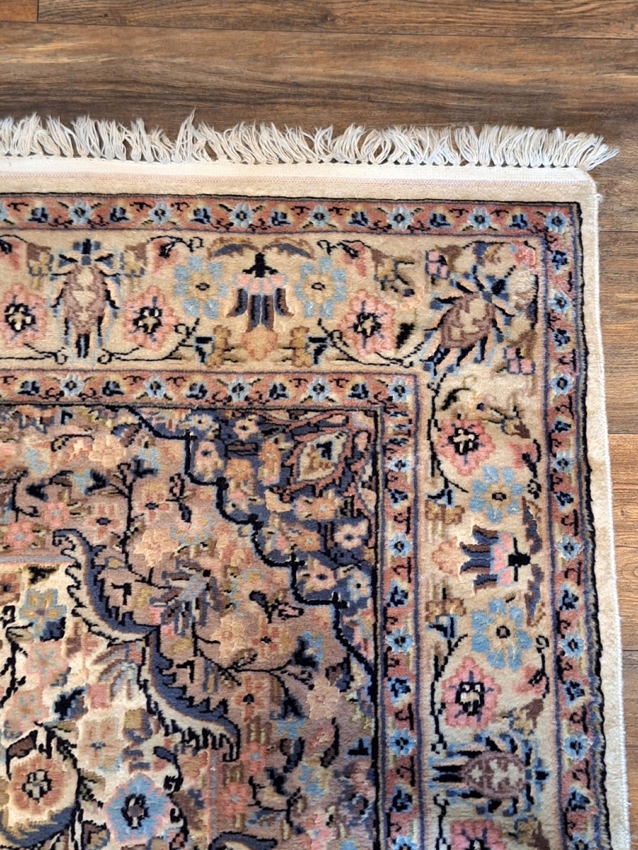 Vintage Indian Handmade Punjabi Rug-photo-7