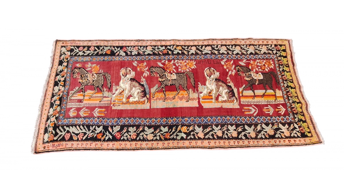 Vintage Handmade Karabakh Rug-photo-2