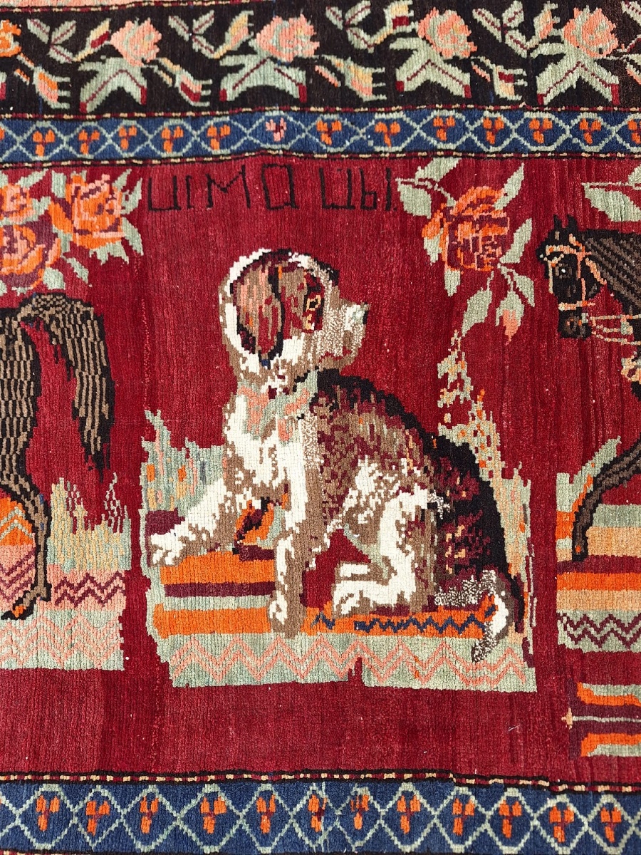 Vintage Handmade Karabakh Rug-photo-5