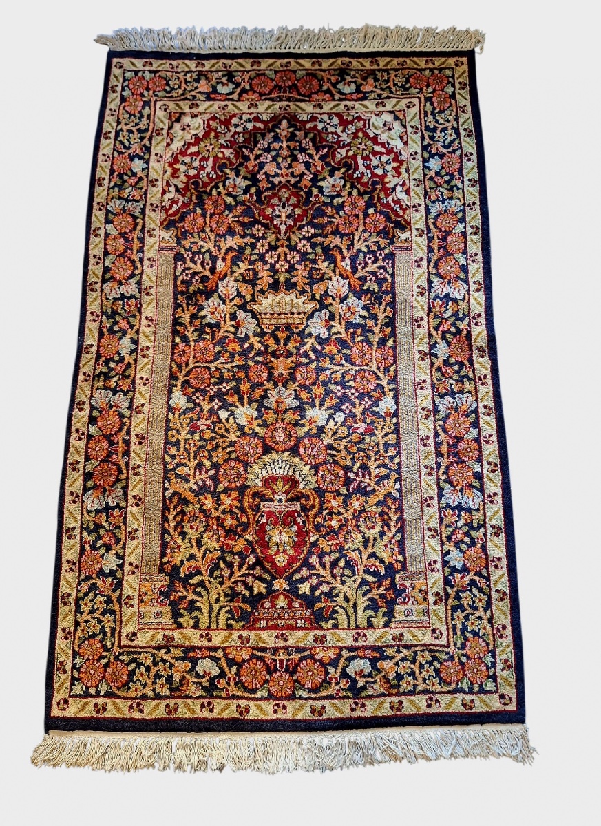 Handmade Indian Agra Zar Rug-photo-2