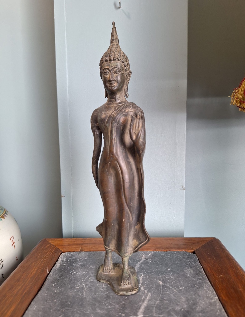 Bouddha marchant thaïlandais, XIXe siècle-photo-3