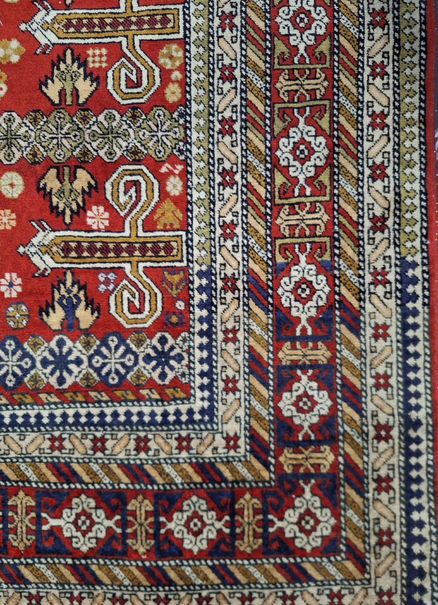 Handmade Caucasian Kuba Rug "perepedil"-photo-4