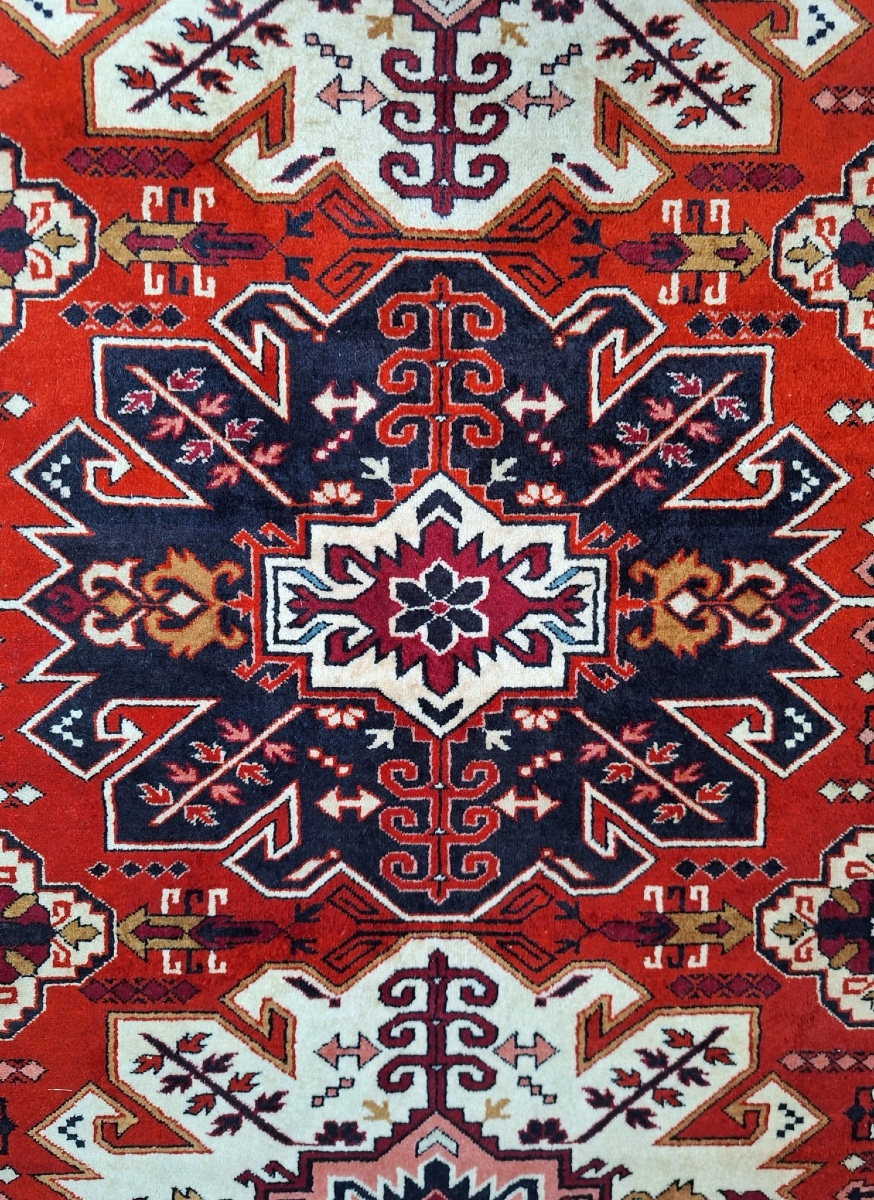 Tapis caucasien vintage fait main Shirvan-photo-2