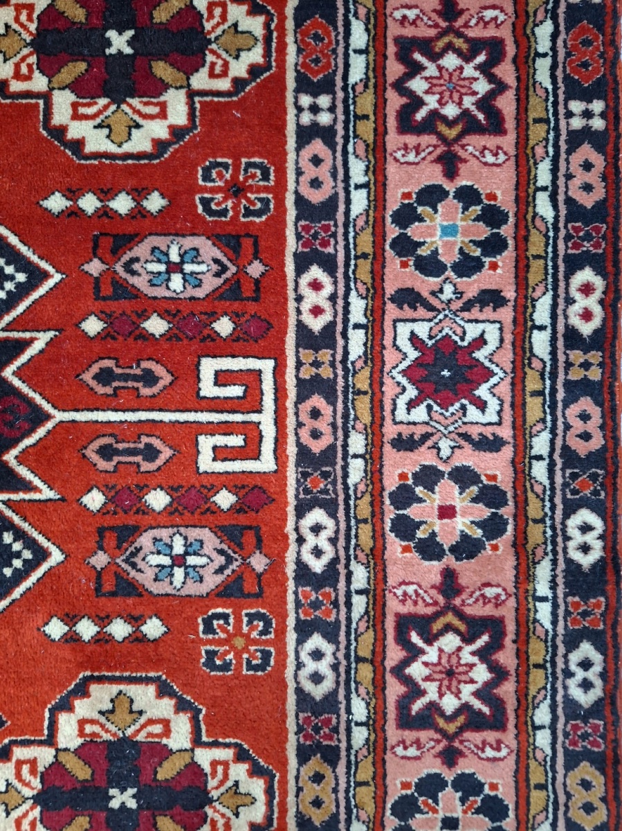 Tapis caucasien vintage fait main Shirvan-photo-4