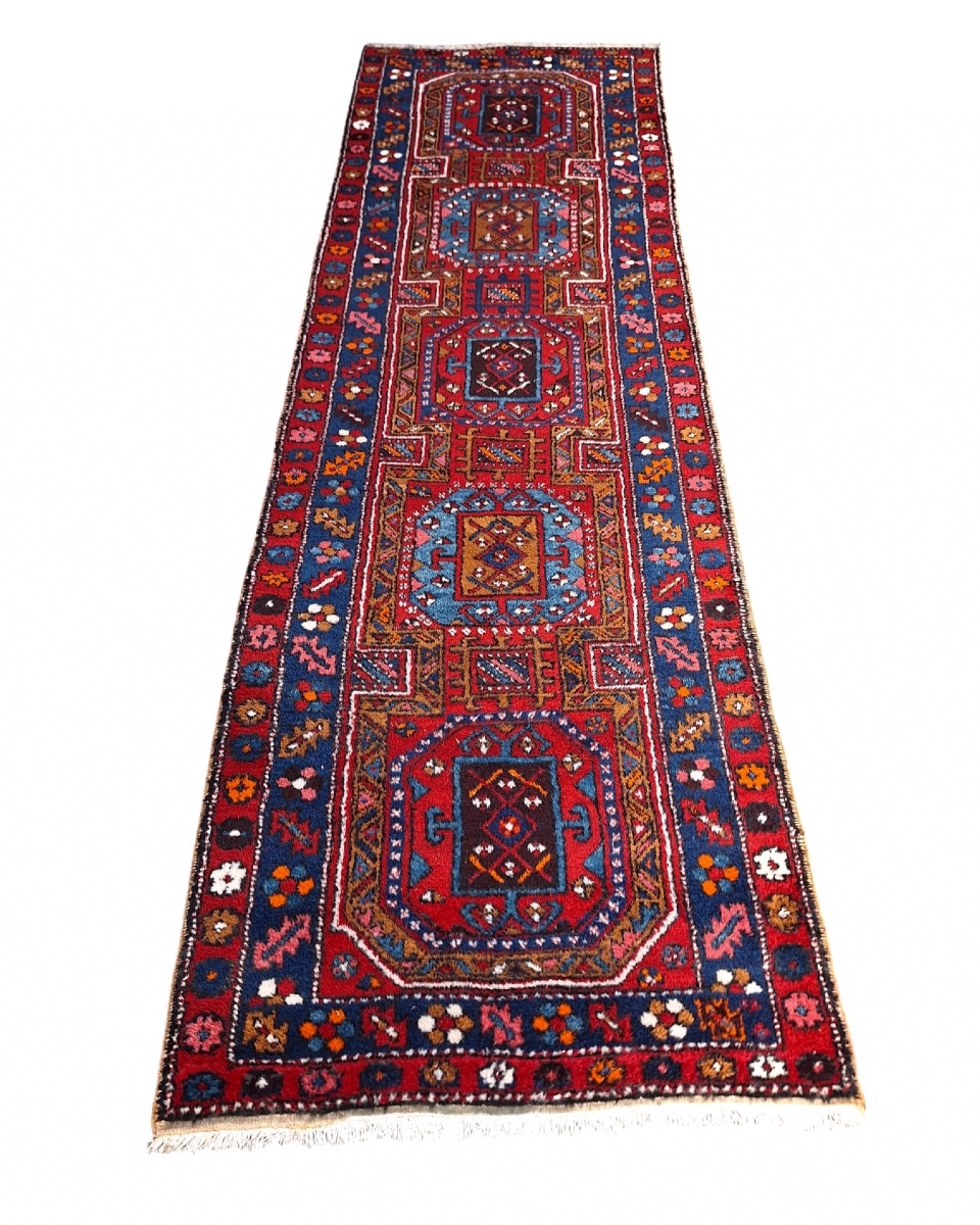 Vintage Handmade Persian Rug Hamadan-photo-1