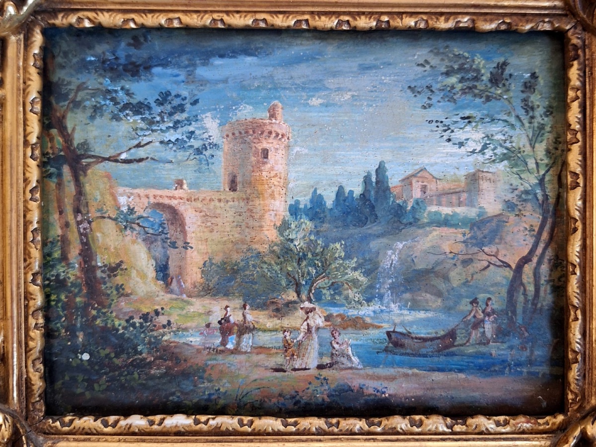 Petit tableau ancien-photo-3