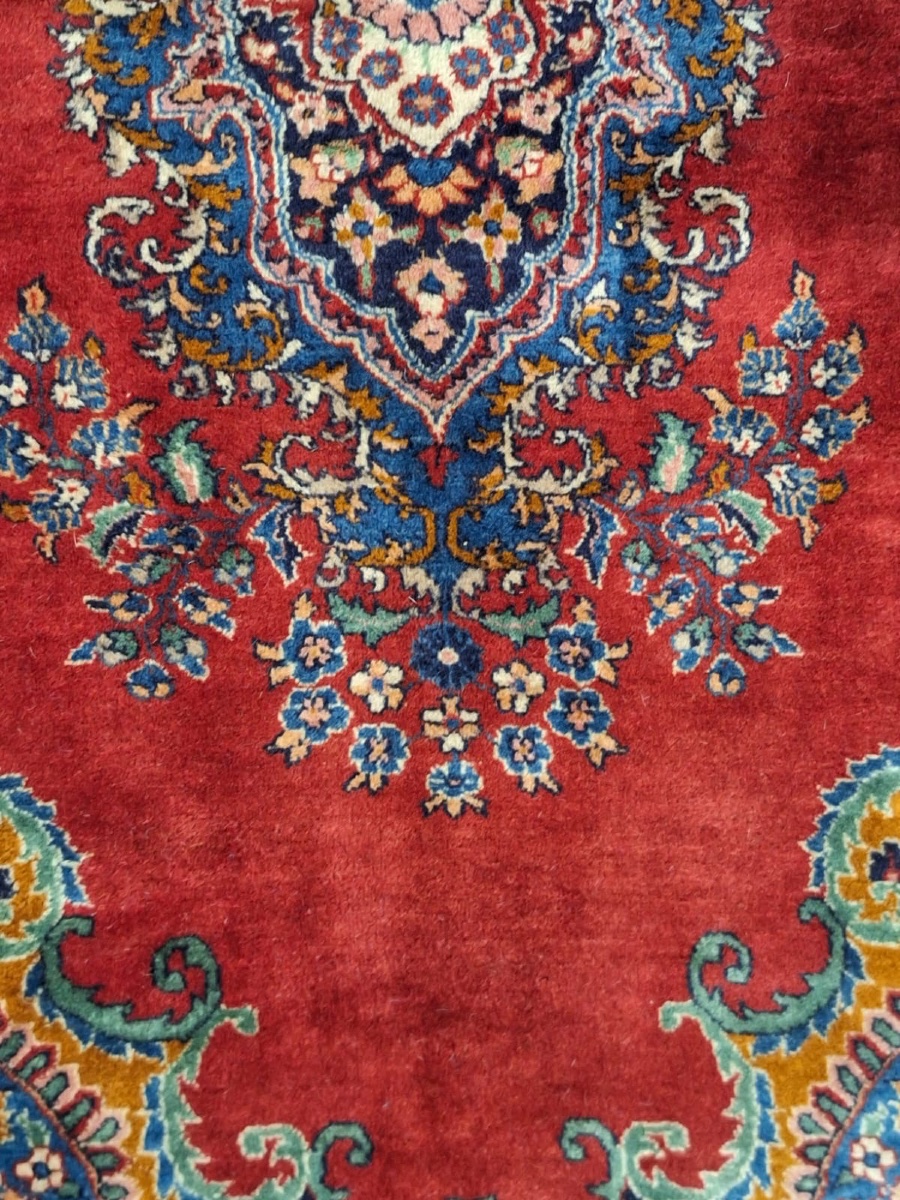 Handmade Kirman Rug, Pakistan-photo-3