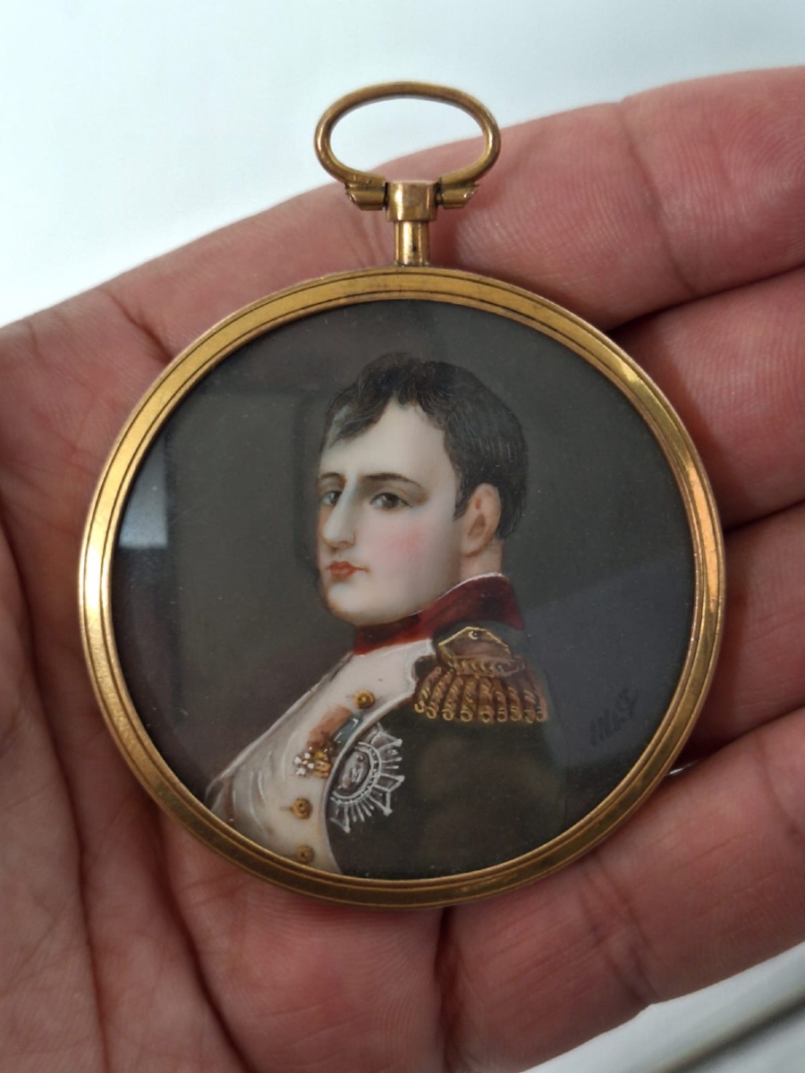 A Miniature Portrait Of Napoleon-photo-2