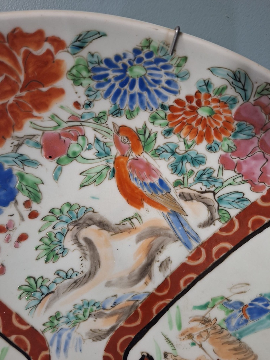 Grande assiette japonaise Kutani-photo-2