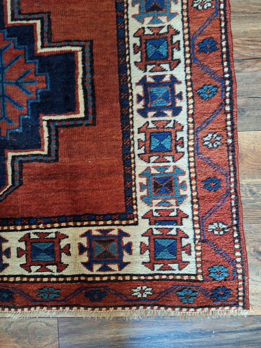 Tapis caucasien fait main, XXe siècle-photo-2