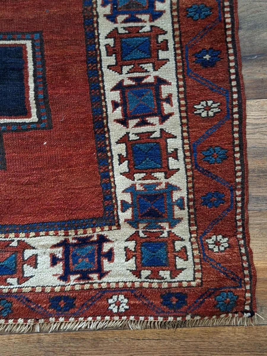 Tapis caucasien fait main, XXe siècle-photo-2