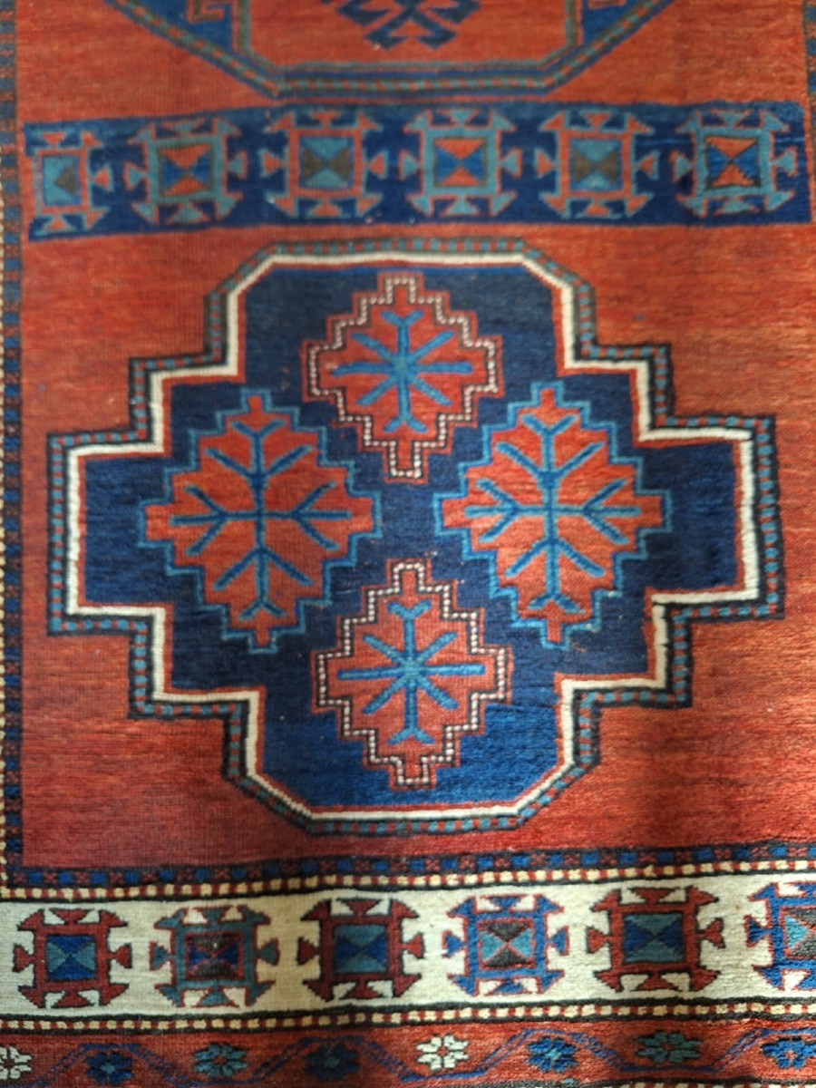 Tapis caucasien fait main, XXe siècle-photo-4