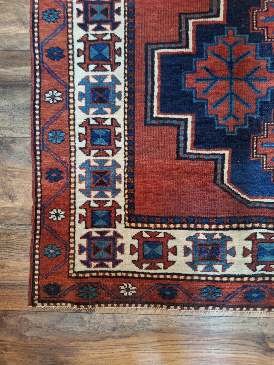 Tapis caucasien fait main, XXe siècle-photo-7