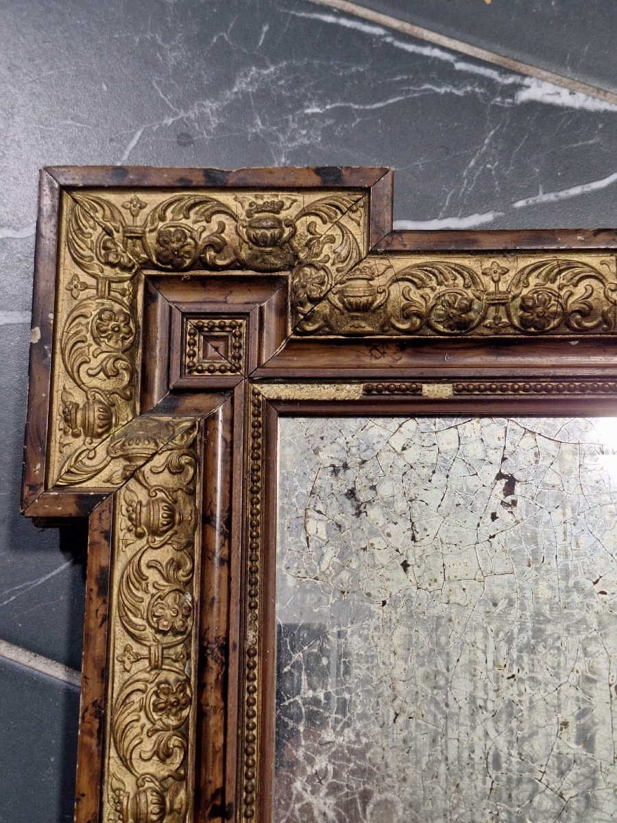 Miroir ancien, XIXe siècle-photo-2