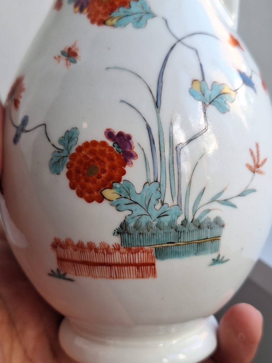 Cafetière Meissen, style Kakiemon du Japon, XVIIIe siècle-photo-1