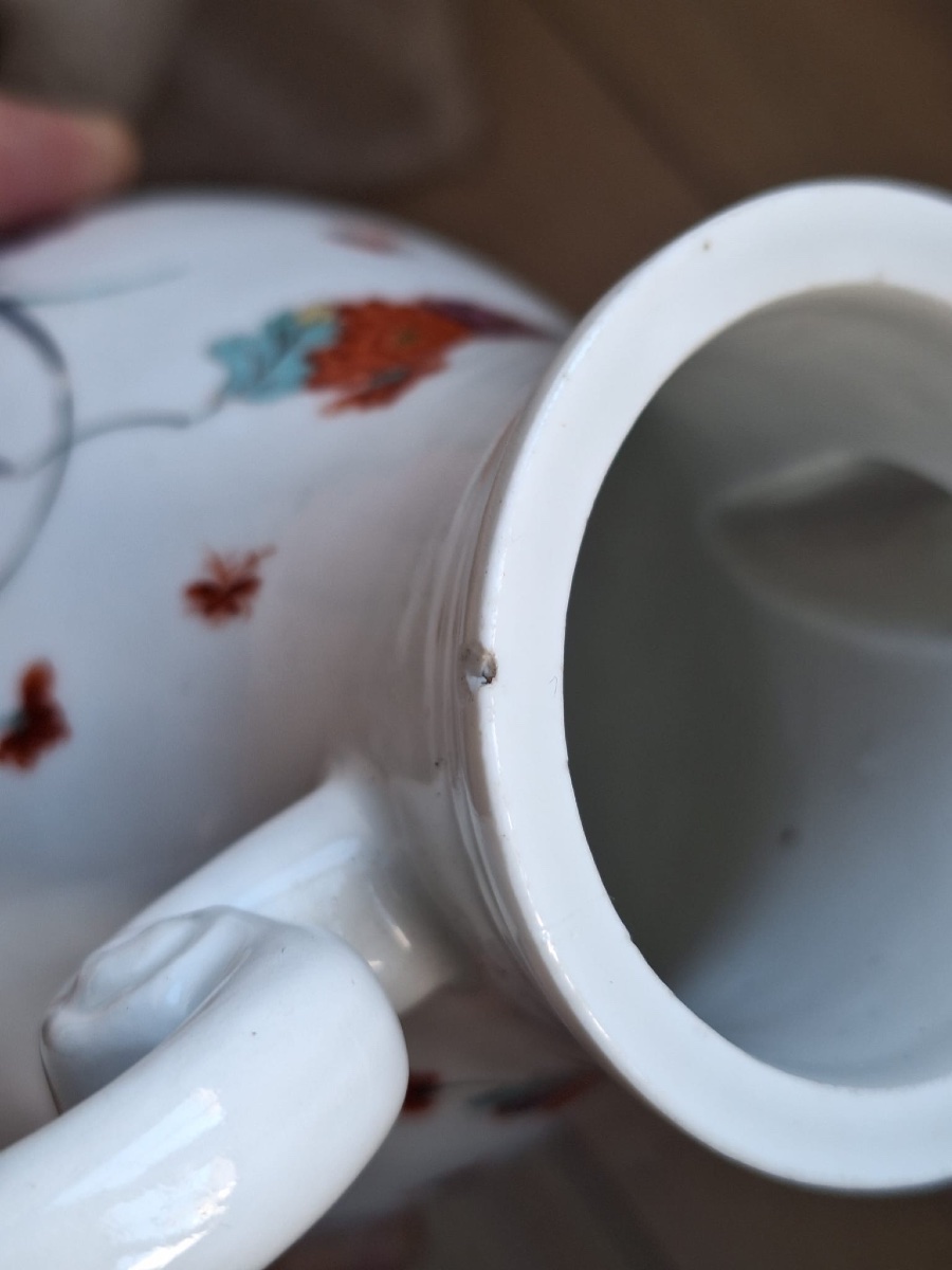 Cafetière Meissen, style Kakiemon du Japon, XVIIIe siècle-photo-4