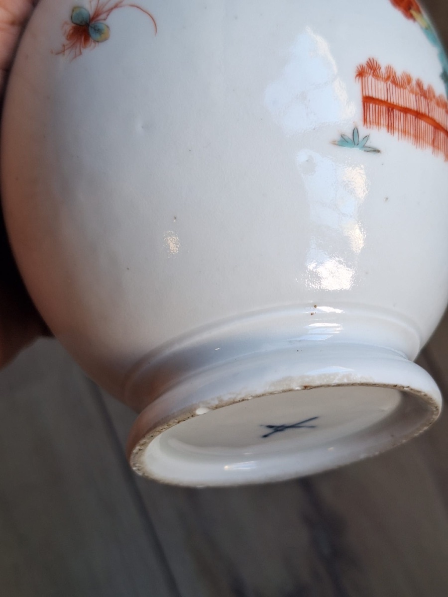 Cafetière Meissen, style Kakiemon du Japon, XVIIIe siècle-photo-8