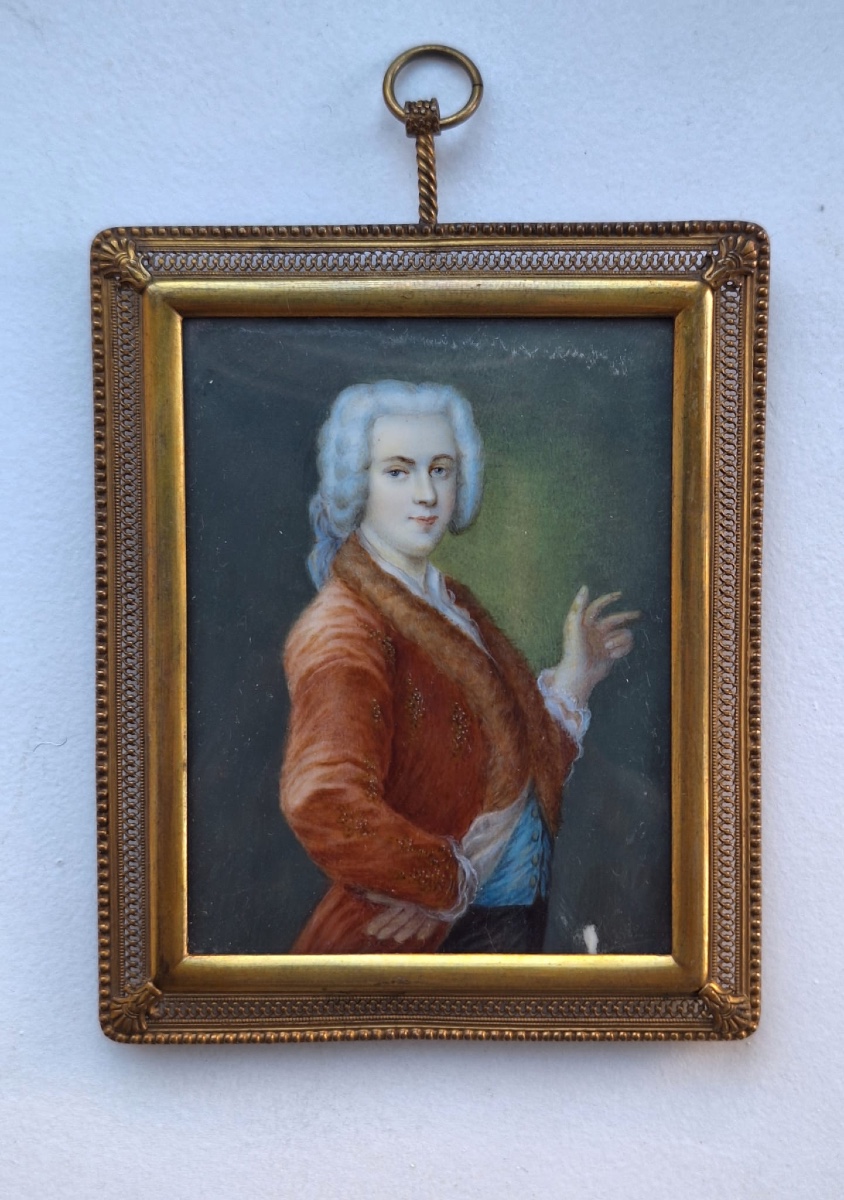 Peinture miniature ancienne, XIXe siècle