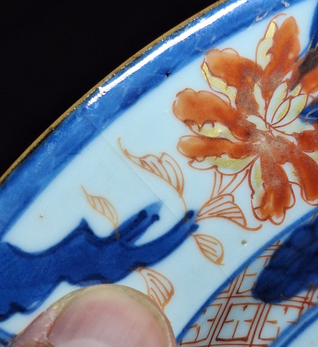 Deux assiettes chinoises, style Imari, époque Kangxi, XVIIe-XVIIIe siècles-photo-4