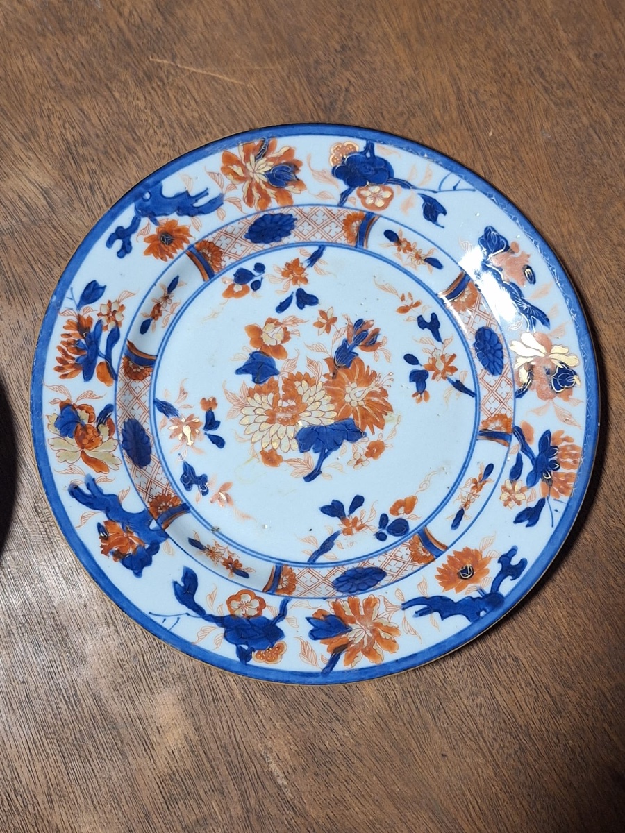 Deux assiettes chinoises, style Imari, époque Kangxi, XVIIe-XVIIIe siècles-photo-6