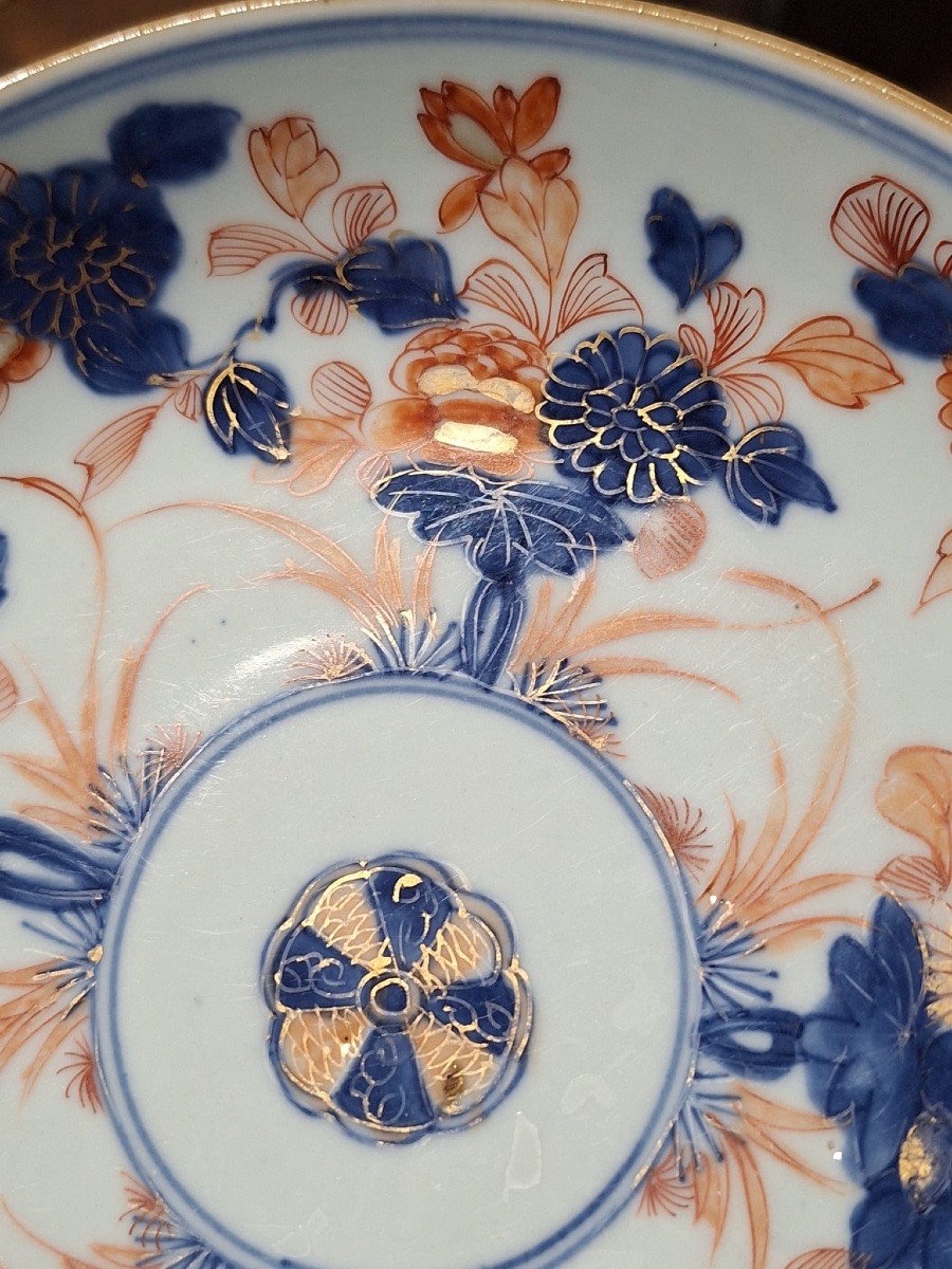 Deux assiettes chinoises, style Imari, époque Kangxi, XVIIe-XVIIIe siècles-photo-8