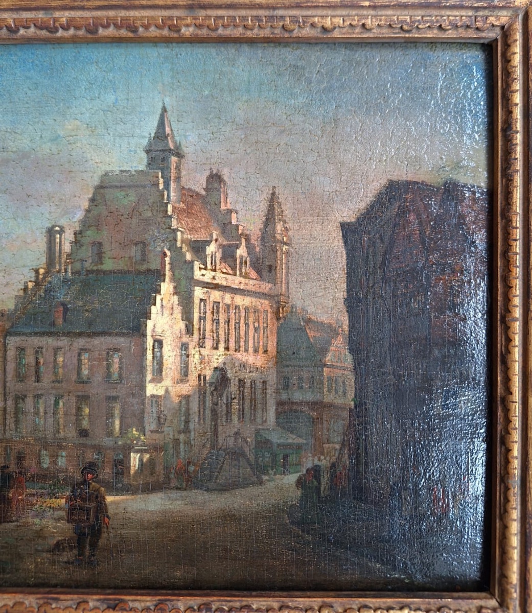 An Antique Painting, 18th Century-photo-3