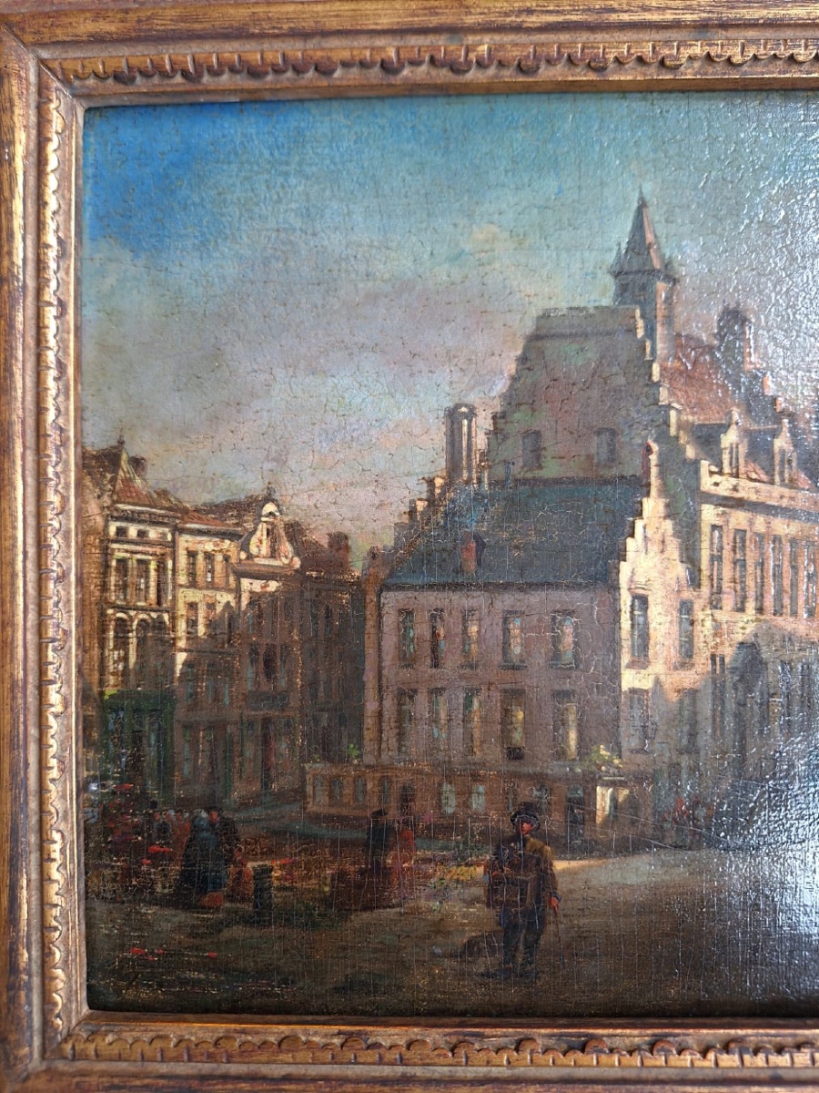 An Antique Painting, 18th Century-photo-4