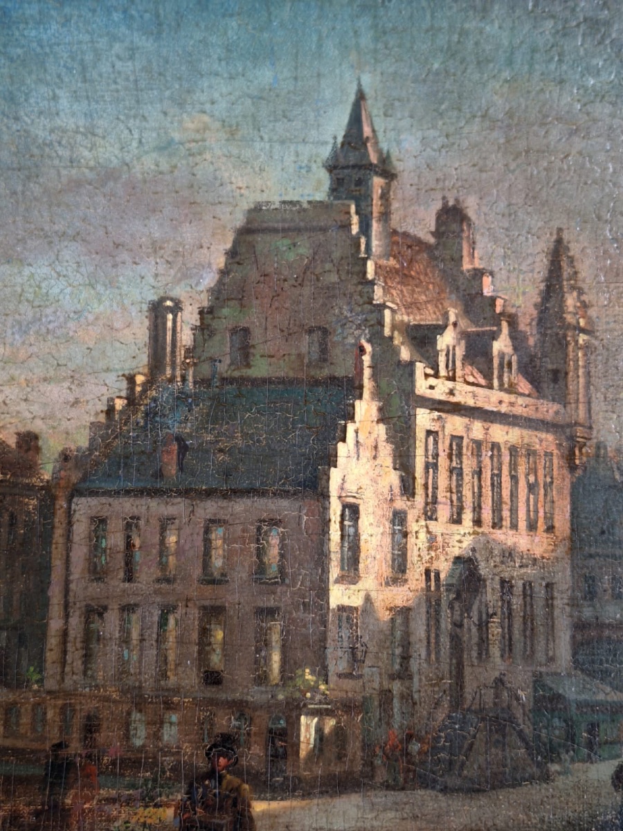 An Antique Painting, 18th Century-photo-6