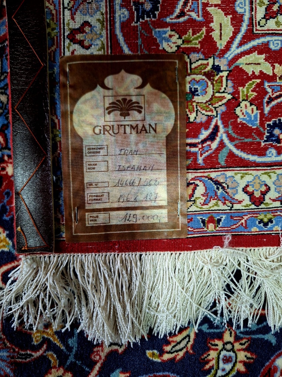 Tapis persan fait main Ispahan-photo-3