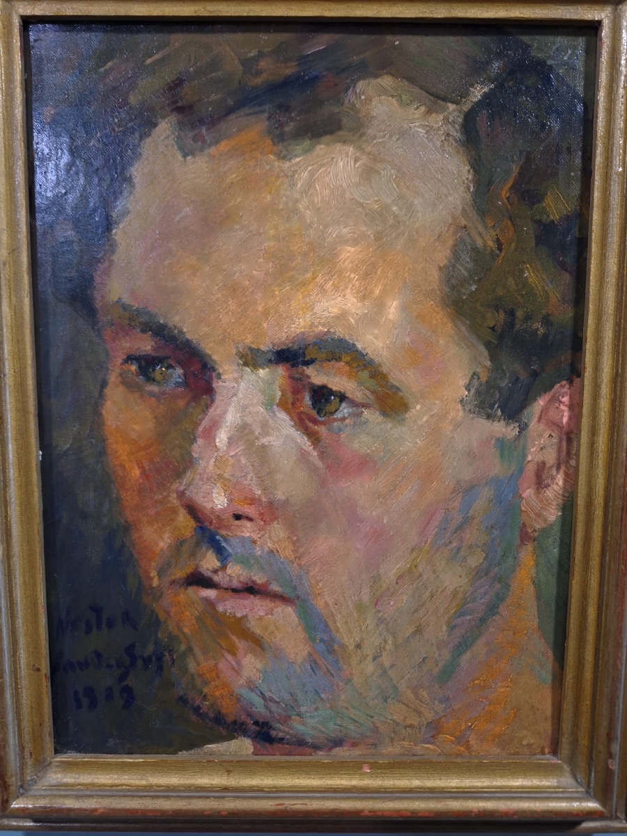 Antique Belgian Portrait By Nestor Van Der Buys-photo-1