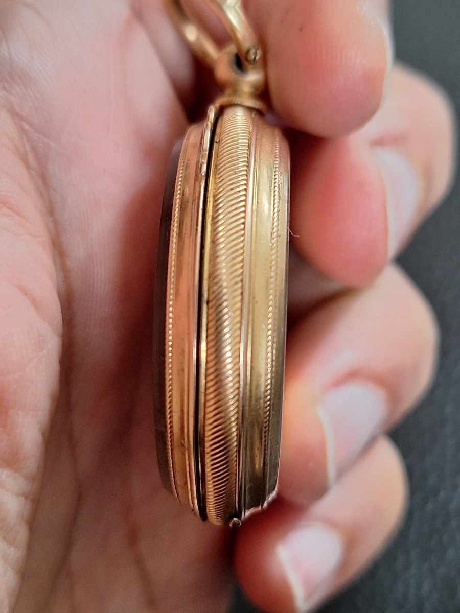 Antique Pocket Watch, 18 Carat Gold-photo-4