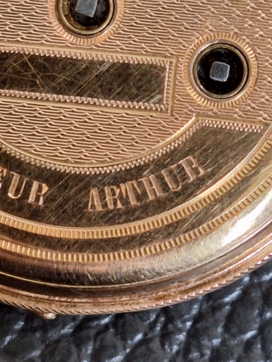 Antique Pocket Watch, 18 Carat Gold-photo-7