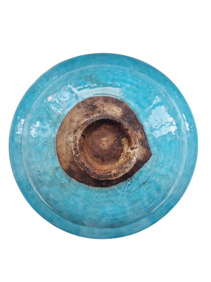 Plat antique et islamique Kubachi, Iran, période safavide, XVIe-XVIIe siècles-photo-2