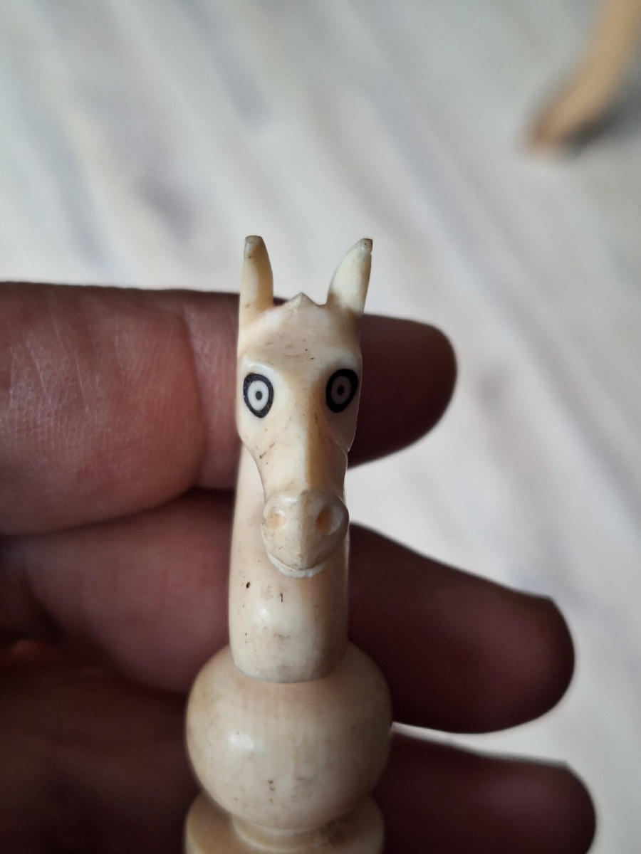 Antique Ivory Chess Figures-photo-5