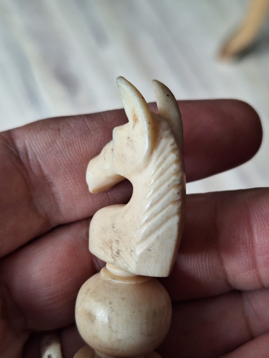 Antique Ivory Chess Figures-photo-8