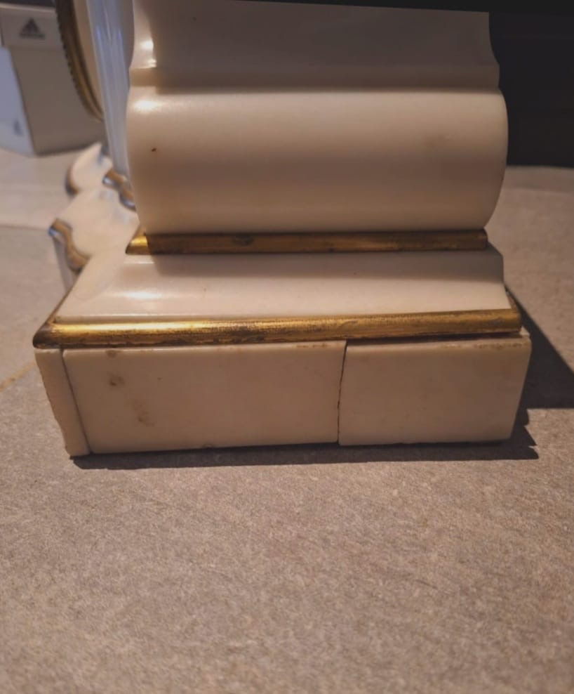 Antique French Clock Garniture, By Raingo Frères, Paris, 19th Century-photo-2