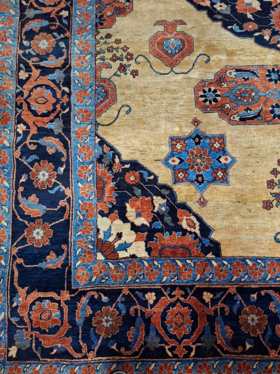 Tapis vintage fait main Bidjar, Iran-photo-3