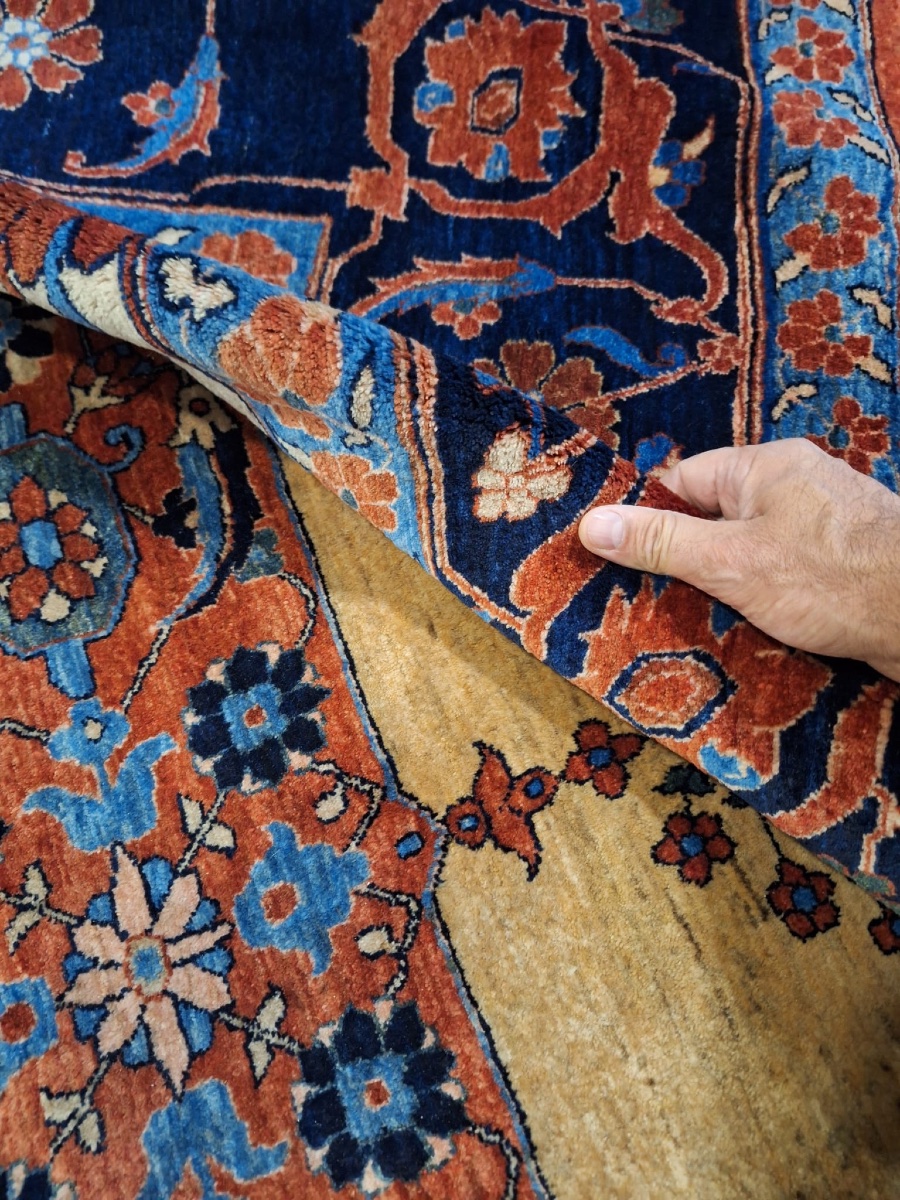 Tapis vintage fait main Bidjar, Iran-photo-5