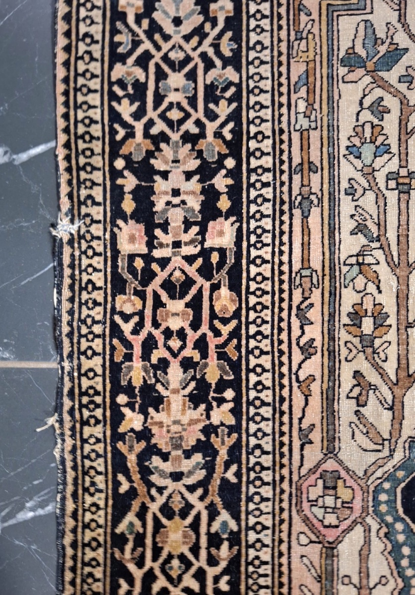 Tapis iranien ancien fait main Sarouk Farahan-photo-6