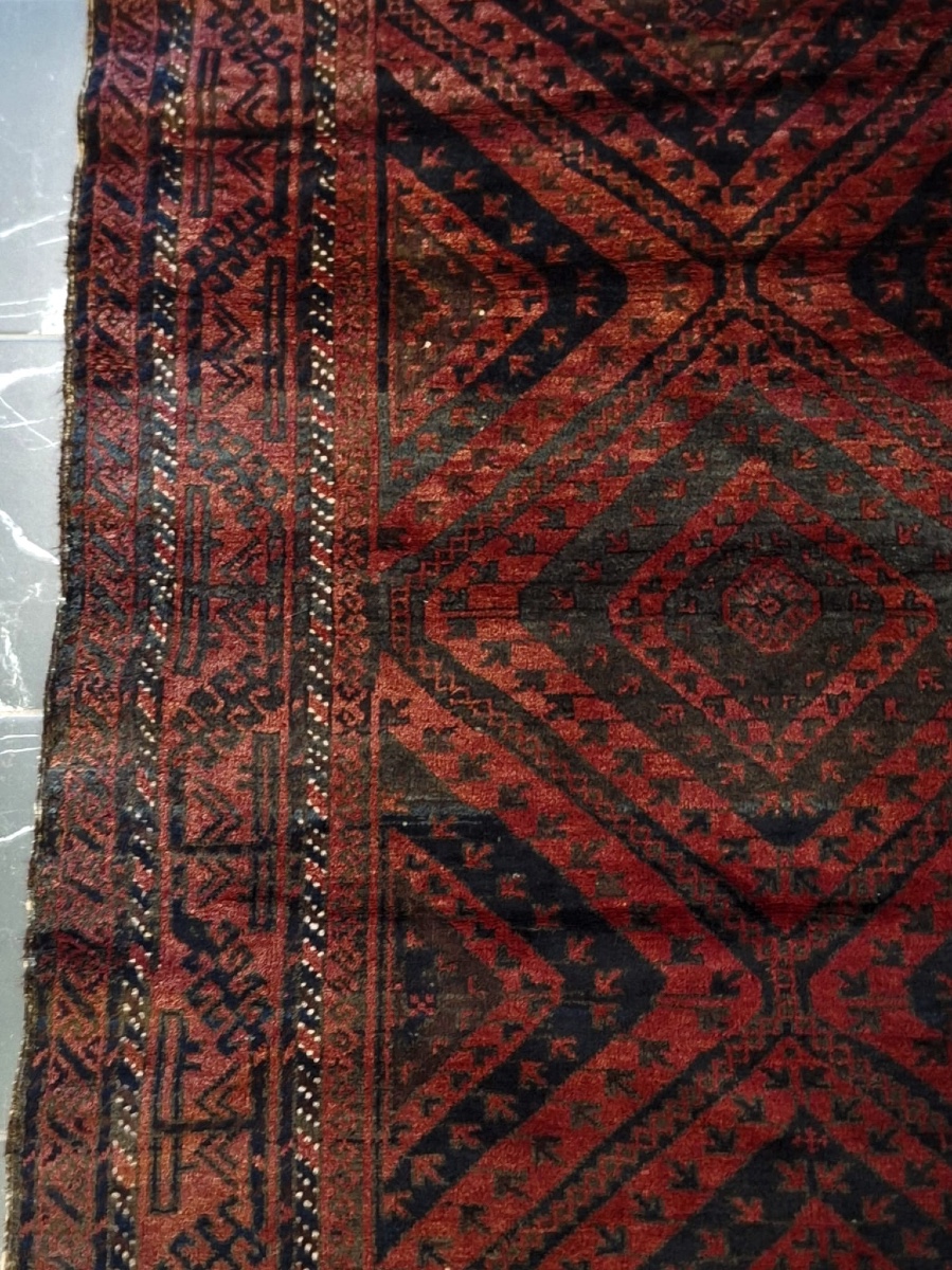 Tapis ancien fait main Baloutche, Afghanistan-photo-1