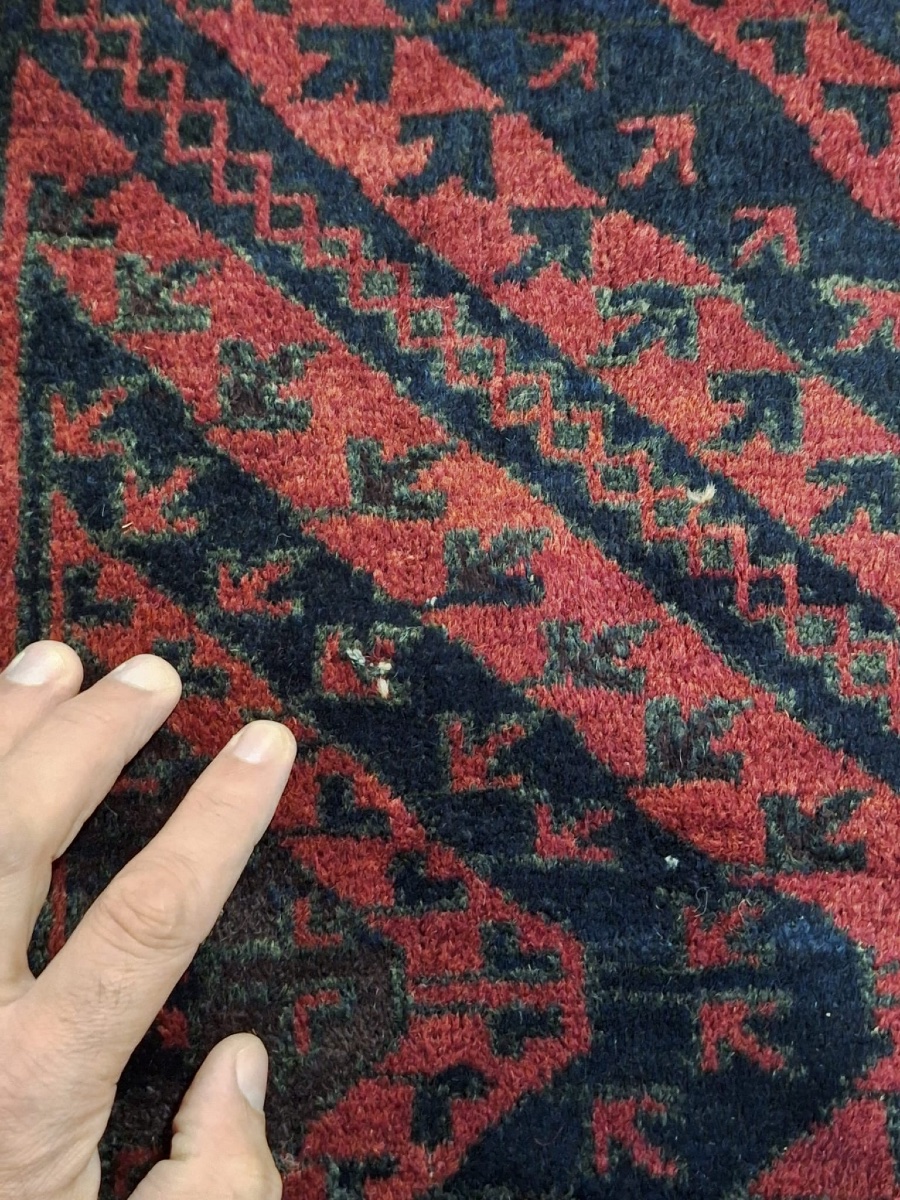 Tapis ancien fait main Baloutche, Afghanistan-photo-8