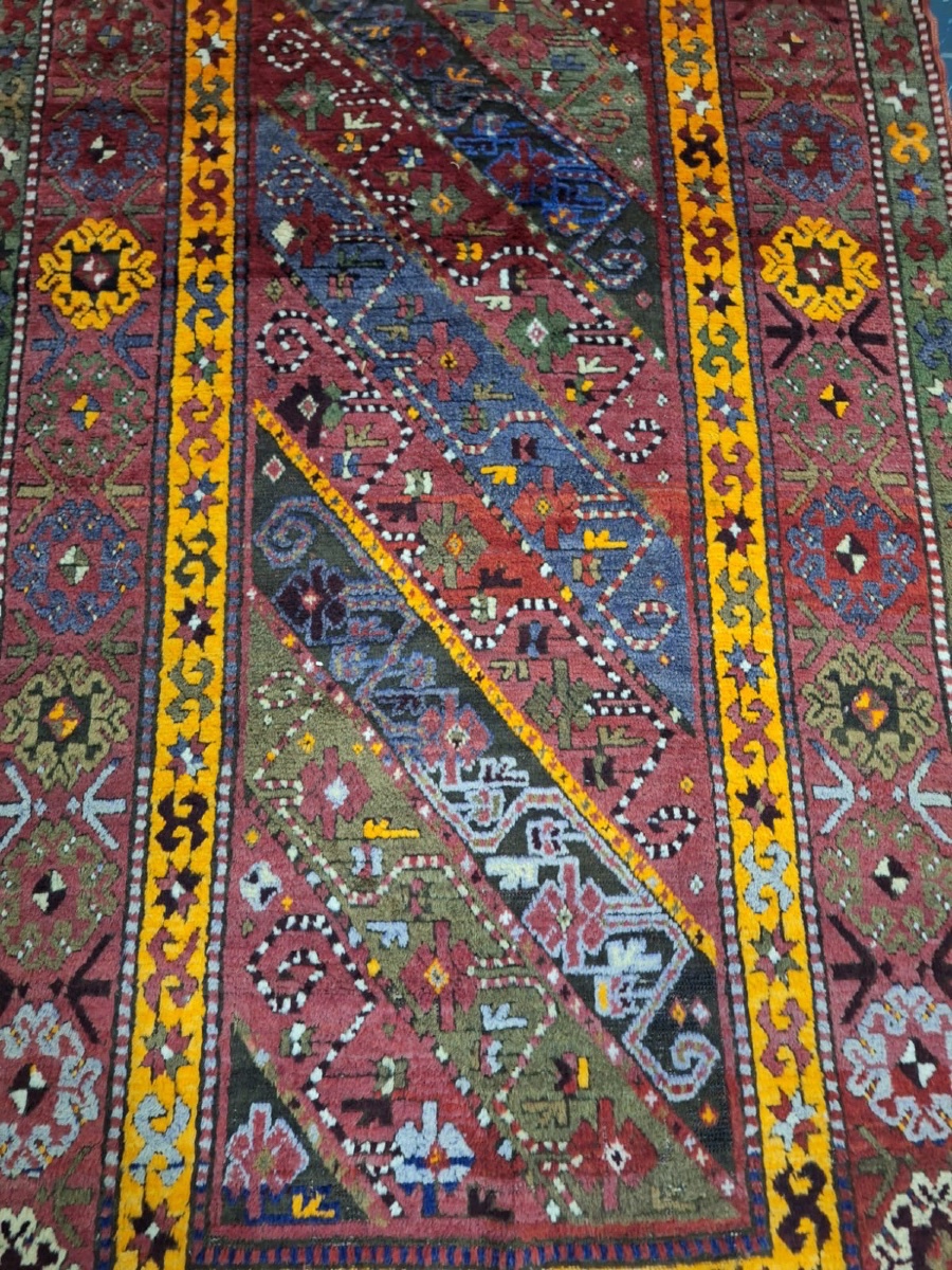 Antique Handmade Caucasian Rug Gendje-photo-3