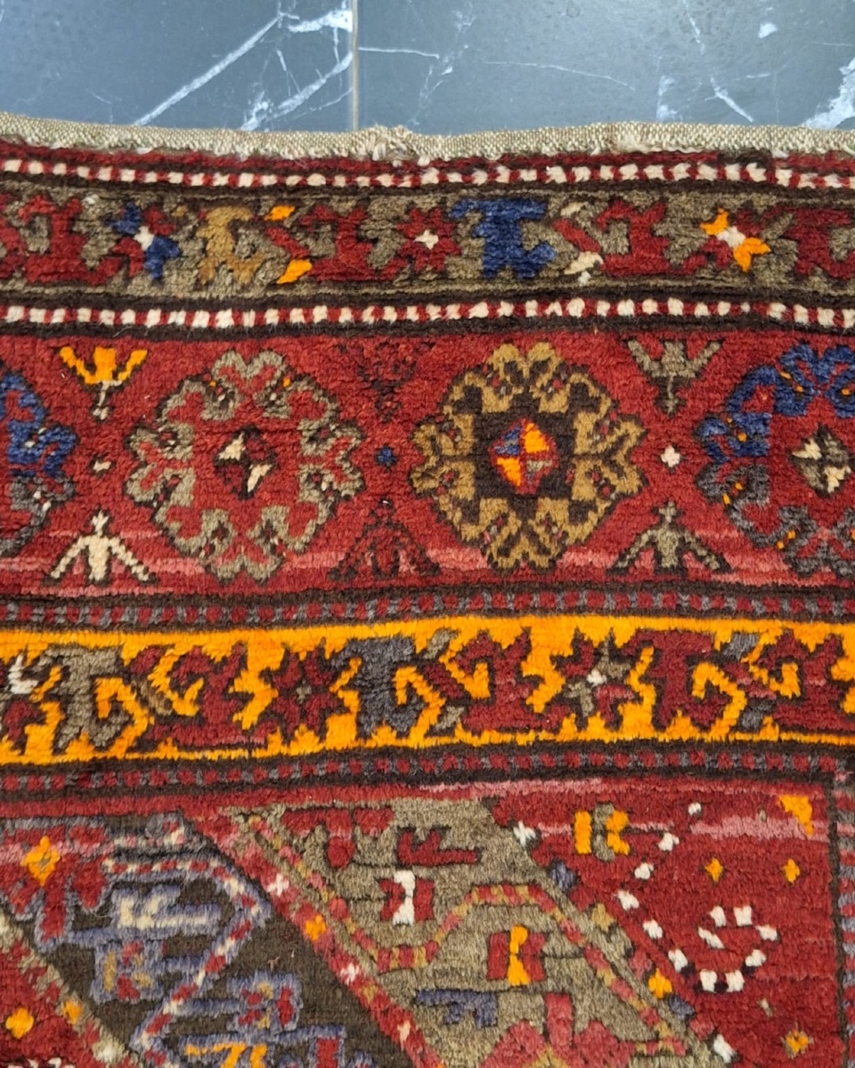 Antique Handmade Caucasian Rug Gendje-photo-1