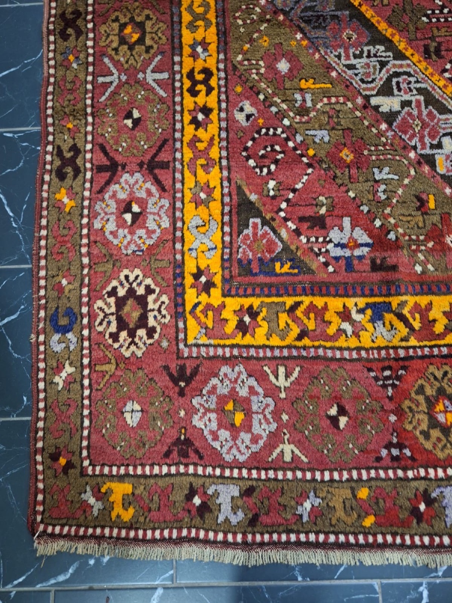 Antique Handmade Caucasian Rug Gendje-photo-3