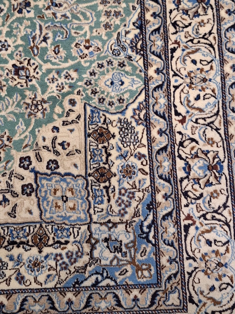 Hand-knotted Nain  Tabas Persian Rug-photo-5