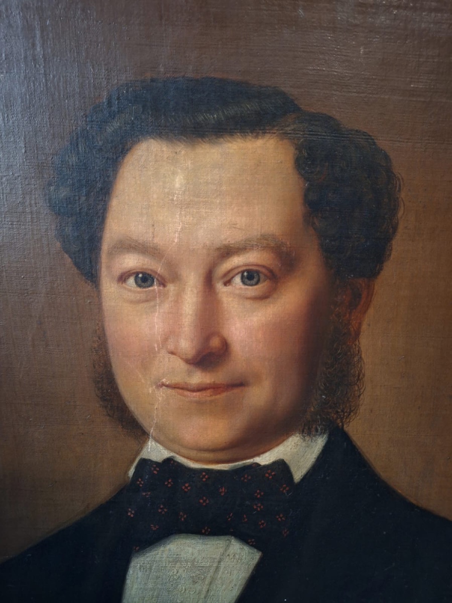  A Pair Of Antique Portraits-photo-3